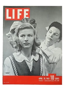 Life Magazine April 26, 1943 **COVER SHEET ONLY** WW2 Jango Wall Art - Picture 1 of 1