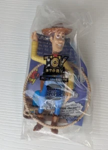 1996 Original Toy Story Movie Woody Cowboy Burger King Kids Club Toys Sealed - Picture 1 of 3
