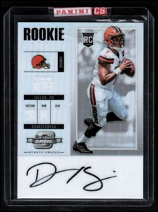 Panini Contenders Optic #104 2017 DeShone Kizer tarjeta de novato de radiocontrol automática - casi nuevo- como nuevo - Imagen 1 de 2