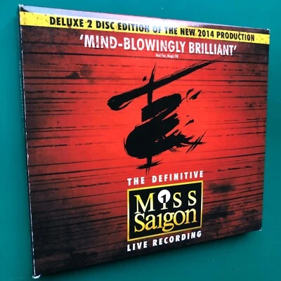 MISS SAIGON The Definitive Live Recording 2014 London Cast 2x CD Digipak DELUXE - Image 1 of 4