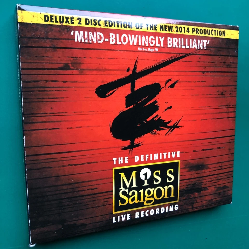 MISS SAIGON The Definitive Live Recording 2014 London Cast 2x CD Digipak DELUXE - Image 1 of 4