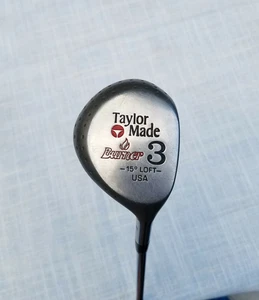 Vtg Taylor Made Burner 15 Degree Loft 3-Wood RH Steel Regular Flex - Picture 1 of 5