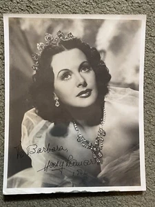 Authentic 1946 Classic Hollywood Star Hedy Lamarr Signed Autographed Photo 8X10” - Picture 1 of 4