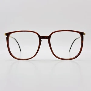 Silhouette eyeglasses Ladies Oval Gold Braun Oversize Vintage 80s Mod M 2707 New - Picture 1 of 11