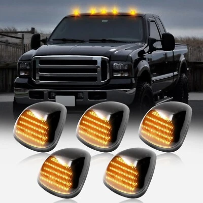 For 1999-2016 Ford F250 F350 F450 Super Duty LED Cab Roof Marker Running Lights - Image 1 of 4