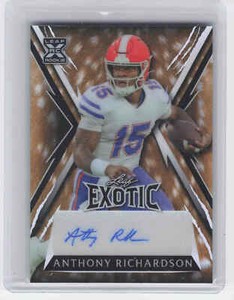 2023 Leaf Exotic Young Stars #BA-AR1 Anthony Richardson Auto #'d 1/3