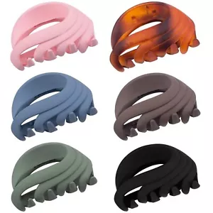 Large Hair Claw Clips, 3.25 Inch Matte Flower Jaw Clips for Women, Girls, Kid... - Picture 1 of 6