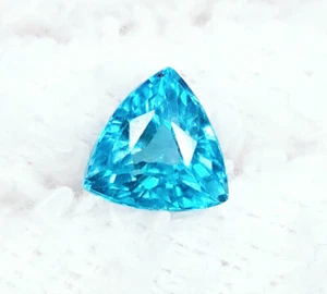 1.82 Ct Loose Gemstone Natural Tourmaline Unheated Certified Trillion Cut Gem - Picture 1 of 10