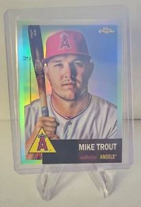2022 Mike Trout Refractor Trucha Cromo Platino Aniversario #50 - Imagen 1 de 2