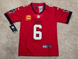 Tampa Bay Buccaneers Baker Mayfield #6 Red Jersey All Stitched Youth Medium NWT - Picture 1 of 7