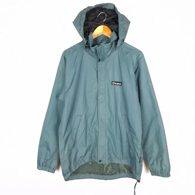BERGHAUS Men's Jacket Size M Hooded Water Resistant Mesh Lined AQUA FOIL Nylon Foto 1 de 4