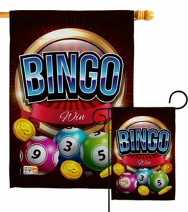 Bingo Ganar Jardín Bandera Juegos Intereses Decorativo Pequeño Regalo Patio Casa Bandera - Imagen 1 de 17