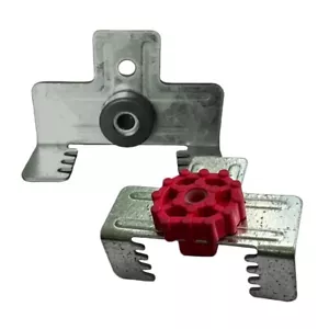 box 10, Resilient Mount Clip Adjustable Direct Fix Resilient Black/Red - Picture 1 of 6