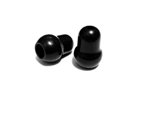 EARBUDS EARTIPS EAR TIPS FOR STETHOSCOPE STETHOSCOPES - 5 PAIRS BLACK - Picture 1 of 1