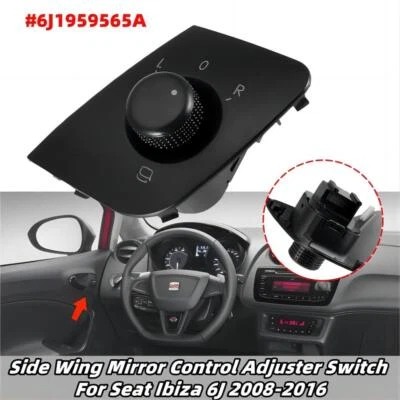 Außenspiegel Spiegelverstellung Schalter Für Seat Ibiza 6J 2008-2016 6J1959565A - Imagem 1 de 4