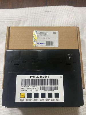 Módulo de control de carrocería ACDelco GM Equipo original 22860591 Foto 1 de 4