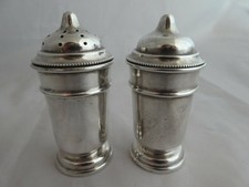 ANTICO SET SALE PEPE ARGENTO INGLESE ANNO 1937