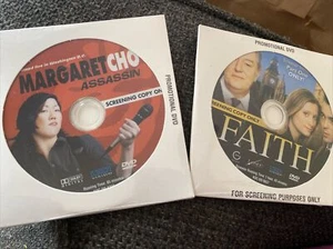 Two New Movie Dvds Margaret Cho Assassin & Faith -Promotional Dvds Sealed - Picture 1 of 4