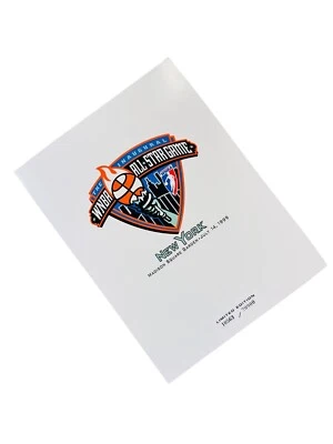 WNBA VINTAGE 1999 ALL-STAR GAME PROGRAM LIMITED EDITION NEW YORK MSG Foto 1 de 4