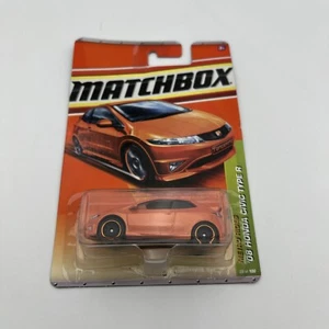 2010 Matchbox '08 Honda Civic Type R Orange Metro Ride Series - Picture 1 of 9