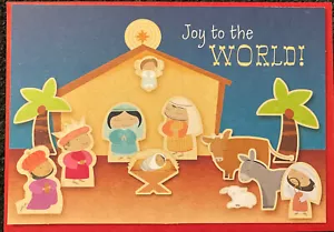 Hallmark JOY to the World Merry Christmas Greeting Card - Picture 1 of 2
