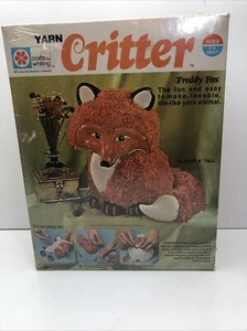 Vintage Milton Bradley Yarn Critter Kit Freddy Fox Crafts By Whiting 1974 - Picture 1 of 4