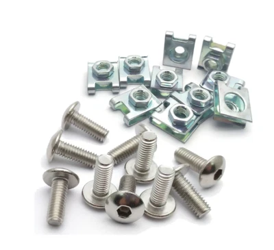 Klemmmuttern M5 M6 Blechmuttern Clips + Edelstahl Schrauben Kfz Auto Unterboden - Bild 1 von 4