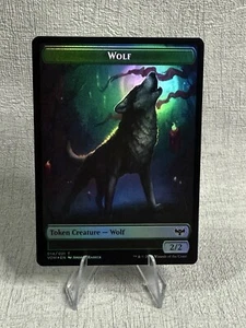 MTG Wolf Zombie Double-Sided Token (Foil) Innistrad: Crimson Vow - Bild 1 von 2