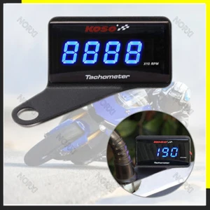 Koso Motorcycle Tachometer RPM Fuel Gauge For Honda Yamaha Kawasaki Universal - Picture 1 of 14