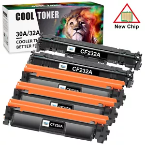 CF230X CF230A Toner CF232A Drum for HP LaserJet Pro M203dw M203dn M227fdn Lot - Picture 1 of 30