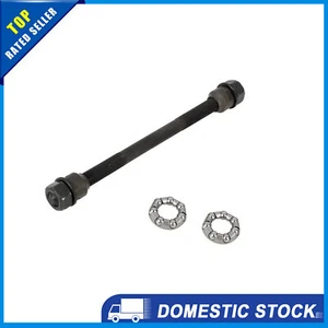 Pack of 1 For Road Bicycle 9.5mm Bike Rear Solid Axle with 6mm Ball Bearings - Picture 1 of 7