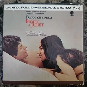 Soundtrack Album Romeo & Juliet Reel 4 Track IPS 3 3/4 CAPITOL Y1T-2993 Stereo - Picture 1 of 6