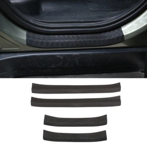 Land Rover Defender 110 2020-21 negro alféizar de puerta protector contra arañazos placa protectora - Imagen 1 de 9