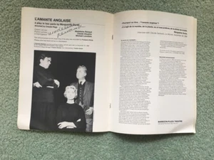 Madeleine Renaud 1971 NY Broadway Autographed Signed Old Theatre Program T6 - Imagen 1 de 3