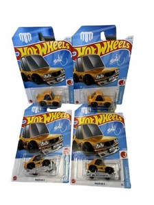 Hot Wheels Mazda RX-3 Tooned Orange #156 Lot Of 4 Mainline 2024 Case H New JDM - Picture 1 of 8