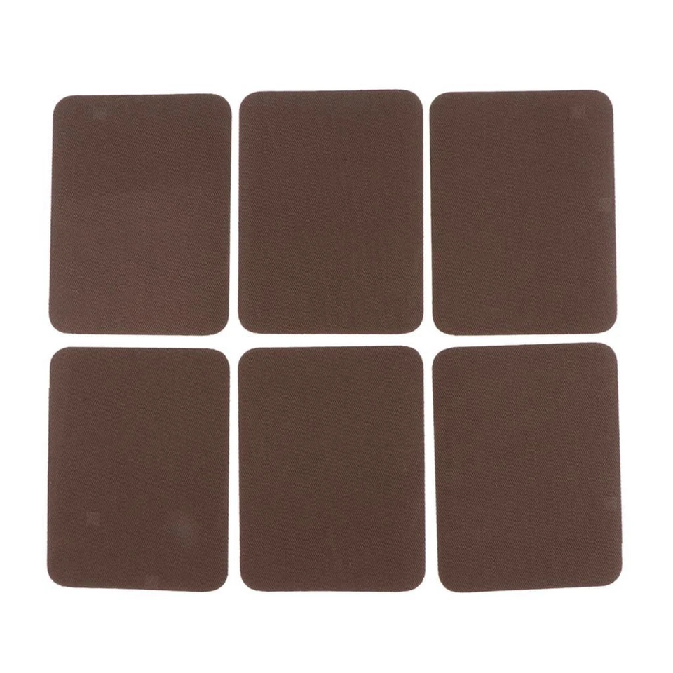 6  Rechtecke Aufbügelflicken  Bügelflicken Patches Bügeleisen Patches - Bild 1 von 1
