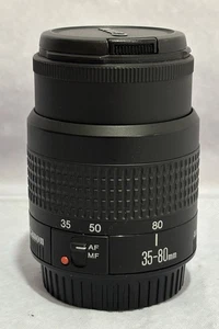 Canon 35-80mm Black F/4-5.6 III EF Mount Zoom Auto Focus Lens Covers - Picture 1 of 7