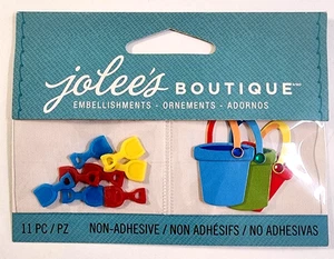 Shovels and Pails Sand Toys Children Beach 11 pc Jolee's 3D Embellishments 2012 - Picture 1 of 2