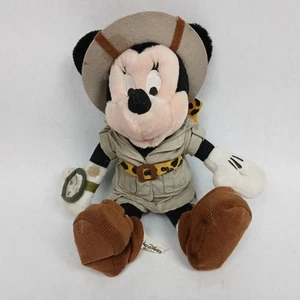 Walt Disney World Parks Minnie Mouse Safari Stuffed Animal Kingdom 11" Plush - Picture 1 of 7