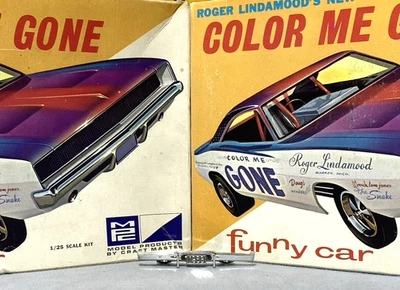MPC 1968 DODGE CHARGER "COLOR ME GONE" F/C KIT#705-200 AMT USED REAR BUMPER ONLY - Image 1 of 4