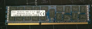 16GB SKhynix 2Rx4 PC3-14900R Server RAM memory - Picture 1 of 3