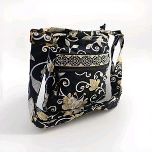 Bolso Vera Bradley, Patrón Acolchado Pájaro Amarillo, Bandolera, Cartera, Ajustable - Imagen 1 de 8