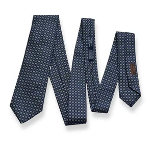 Corbata Hermes Fasonne patrón H Jacquard caballo marca - Imagen 1 de 15