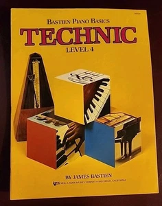 Bastien Piano Basics TECHNIC Nivel 4 Método de piano de colección Libro de bolsillo - Imagen 1 de 5
