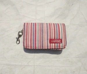 Longaberger Striped Plaid Wallet - Picture 1 of 5