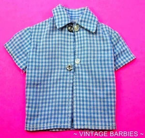 RARE Vintage Ken Doll Casual All Stars #1514 Blue Shirt MINTY ~ 1970's - Picture 1 of 3