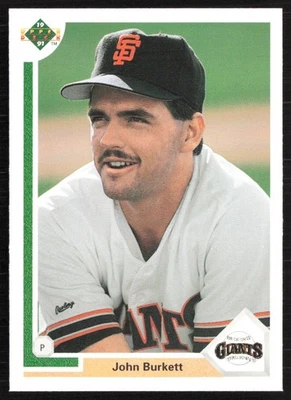 1991 Upper Deck John Burkett San Francisco Giants #577 - Image 1 of 2
