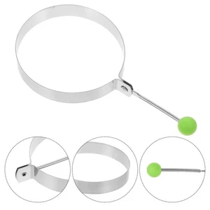 10 piezas molde de huevo frito acero inoxidable panqueques cazador furtivo anillo de huevos anillos de tortilla - Imagen 1 de 12