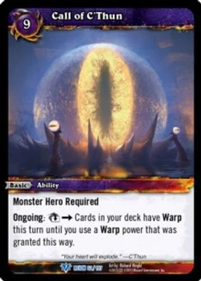 Call of C'Thun - Reign of Fire - World of Warcraft TCG - Bild 1 von 4