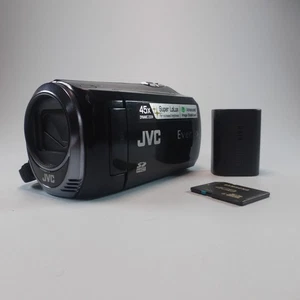 JVC Everio GZ-MS110BEK Handheld High Definition HDD Camcorder Black Tested - Picture 1 of 8